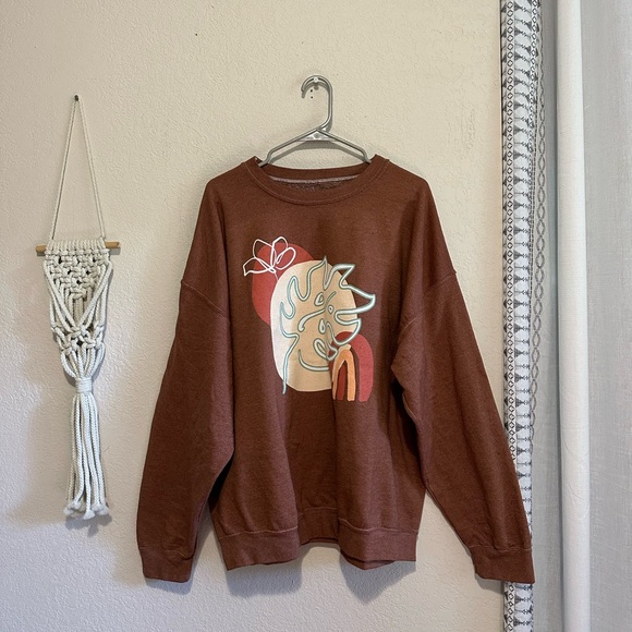 NWT Golden Hour OverSized Sweatshirt - One Size fits an XL - Picture 2 of 7